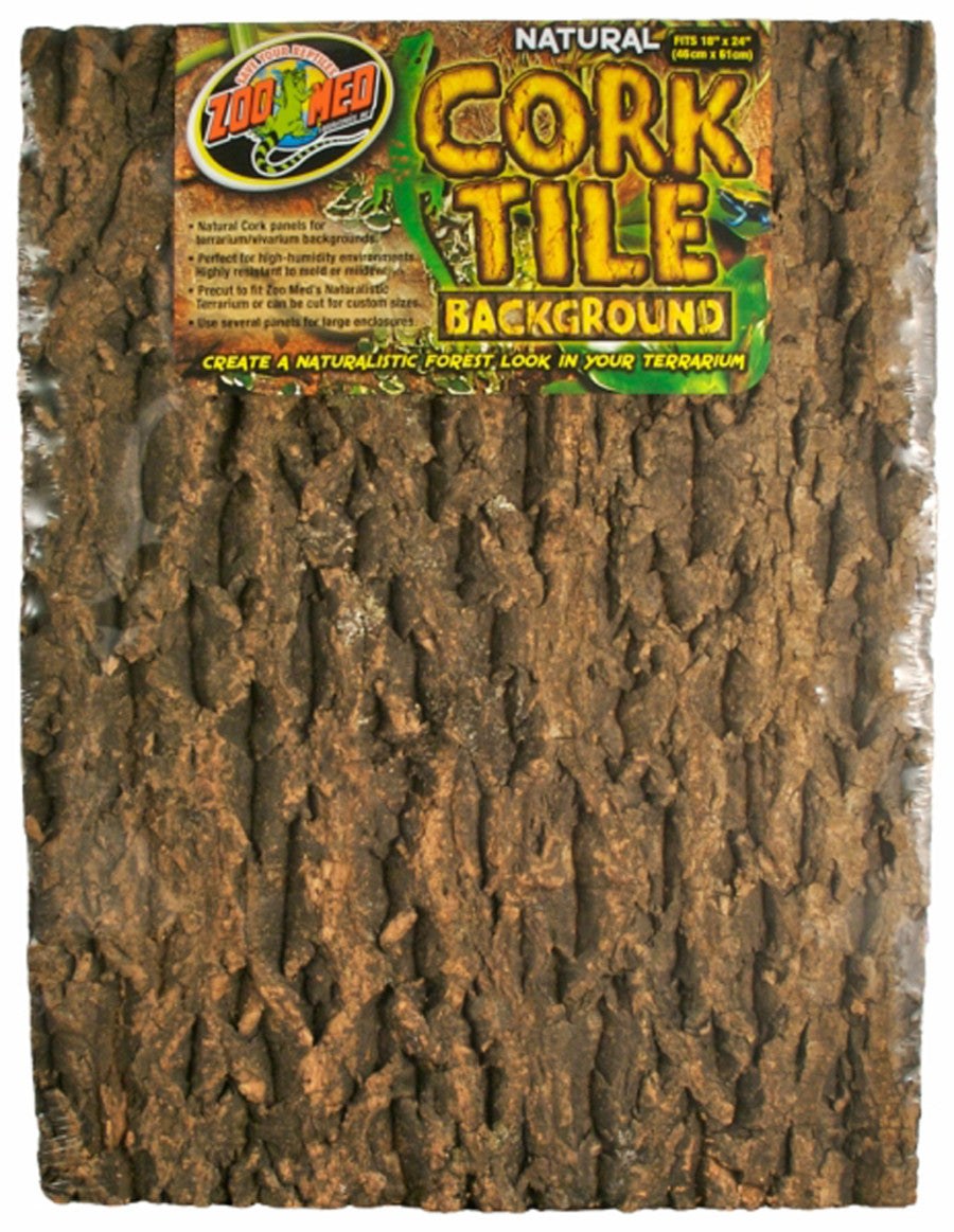 Zoo Med Natural Cork Tile Background 18" x 24"