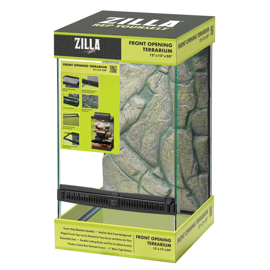 Zilla Terrarium Front Opening 18x18x20"