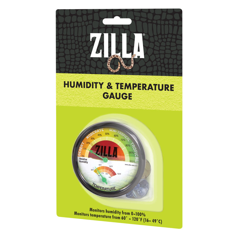 Zilla Humidity & Temperature Gauge – Spider Shoppe