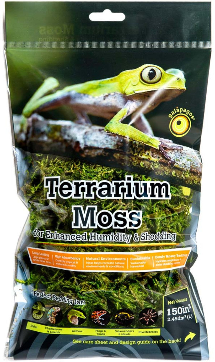 Galapagos 5-Star Terrarium Sphagnum Moss  150ci
