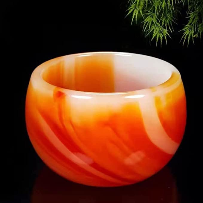 Carnelian Bowl Glass 2.25"
