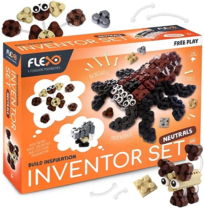 e Flexo™ Brick System Inventor Set Neutrals – Free Play Series