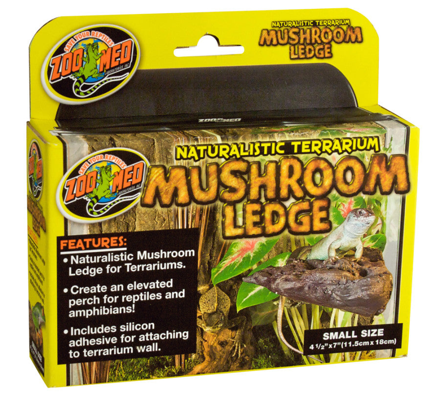 Zoo Med Mushroom Ledge Elevated Perch Brown, 1ea/SM